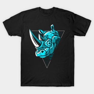 Cyber Rhino Punk T-Shirt